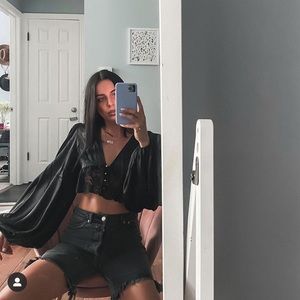 Jagger and Stone Cropped Lace Long Sleeve